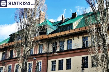 Siatki Pasłęk - Siatka zabezpieczająca elewacje budynków; siatki do zabezpieczenia elewacji na budynkach dla terenów Pasłęk
